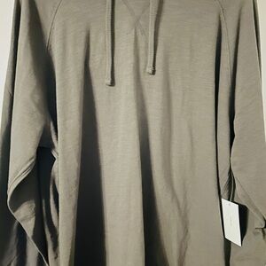 Gray Hoodie, Vince, XL, grey, 100% cotton.